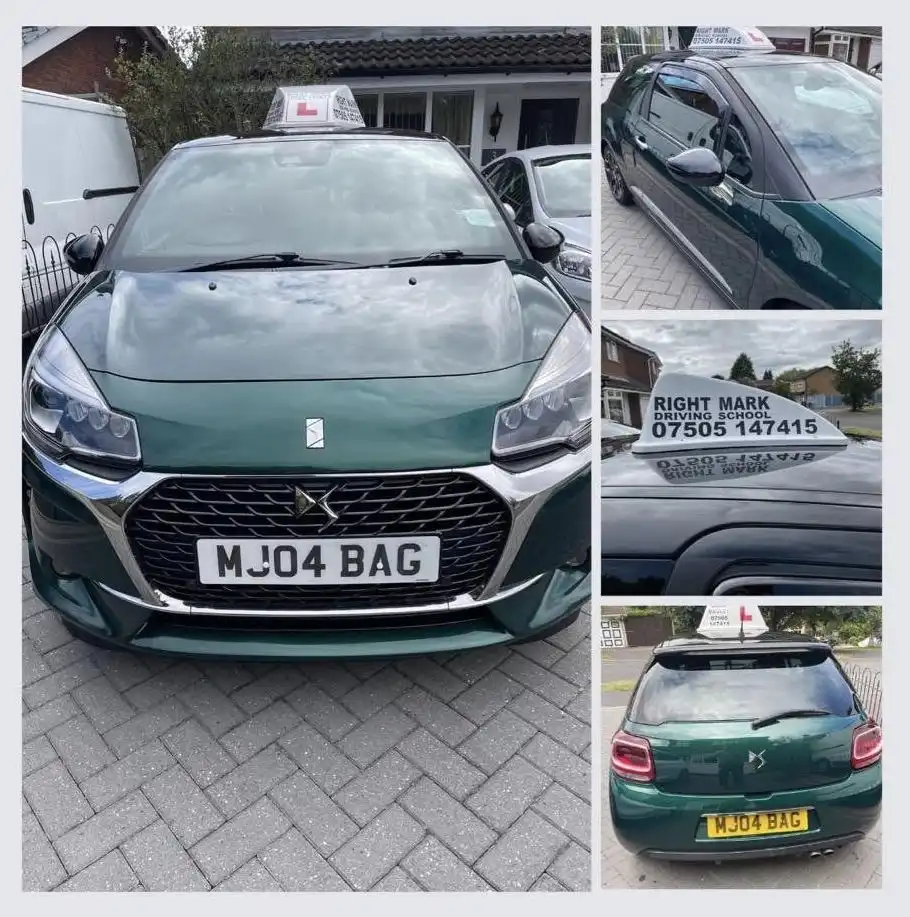 Manual Citroen DS3 used for RightMark driving lessons in Telford